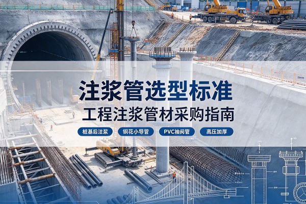沈阳注浆管选型标准
