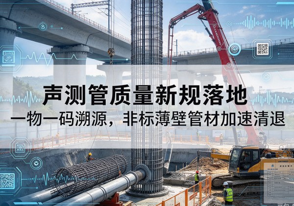 沈阳声测管质量新规落地，一物一码溯源，非标薄壁管材加速清退
