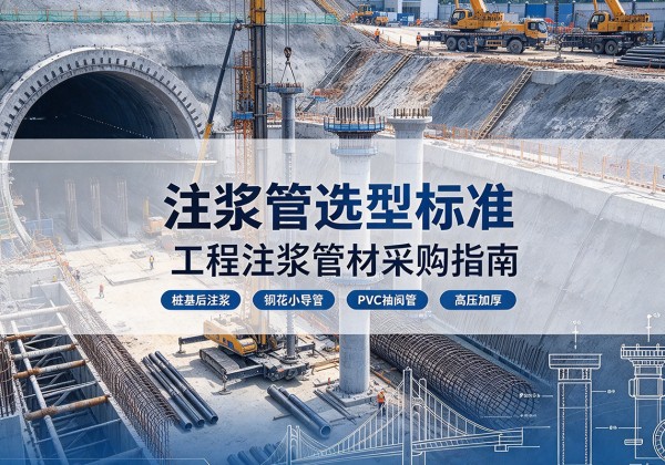 沈阳注浆管选型标准